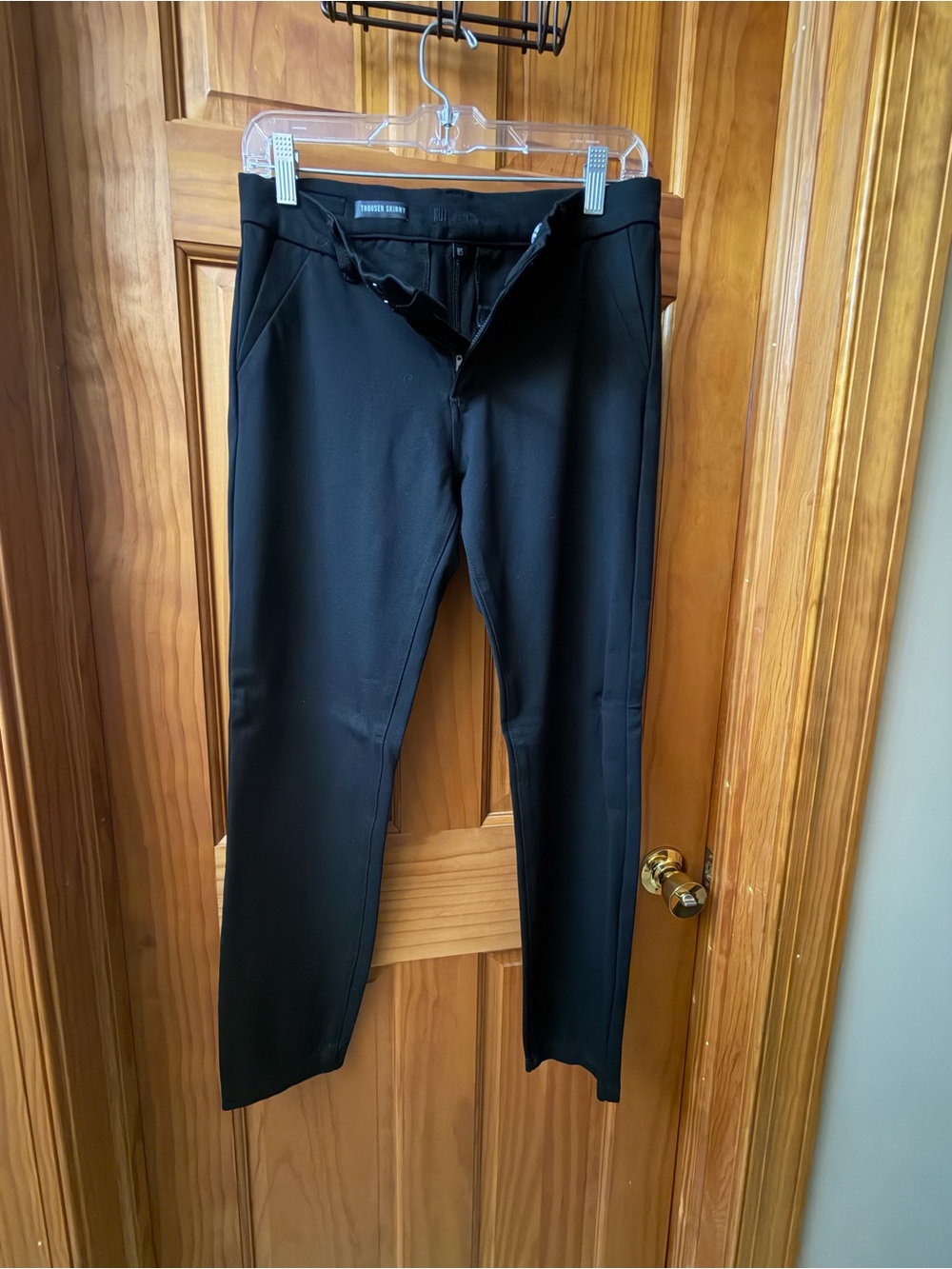 KUT from the Kloth Black Trouser Skinny Pants Size 8 Short